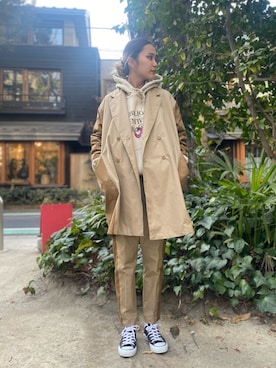 「APPLEBUM」｜「アイテム（ジャケット/アウター）」を使った、APPLEBUM STAFF STYLINGさん（レディース・170cm）の冬コーディネート