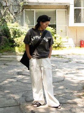 「APPLEBUM」｜APPLEBUM STAFF STYLINGさん（レディース・163cm）の夏コーディネート