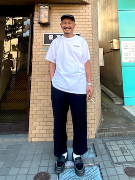 「APPLEBUM」｜「アイテム（帽子）」を使った、APPLEBUM STAFF STYLINGさん（メンズ・173cm）の秋コーディネート