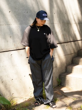 「APPLEBUM（アップルバム）のアイテム」を使った、APPLEBUM STAFF STYLINGさん（レディース・163cm）の夏コーディネート