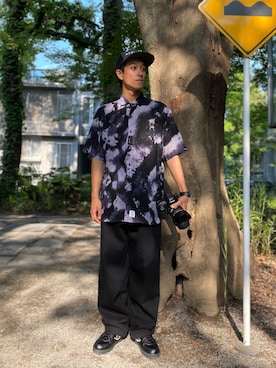 「APPLEBUM」｜「アイテム（帽子）」を使った、APPLEBUM STAFF STYLINGさん（メンズ・170cm）の夏コーディネート