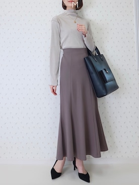 「classicalelf（クラシカルエルフ）のアイテム（スカート）」を使った、MAYUKOさん（レディース・163cm）の春コーディネート