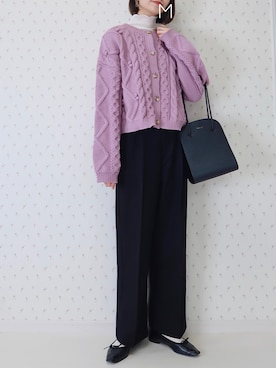 「RANDA（ランダ）のアイテム（バレエシューズ）」を使った、MAYUKOさん（レディース・163cm）の春コーディネート