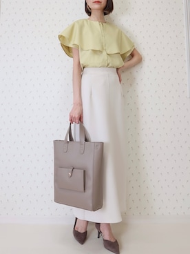 「PURIL（ピュリル）のアイテム」を使った、MAYUKOさん（レディース・163cm）の春コーディネート