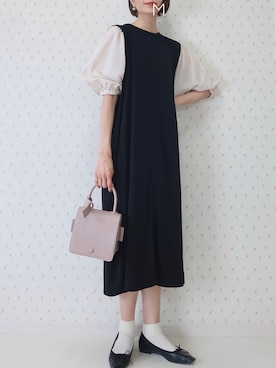 「classicalelf（クラシカルエルフ）のアイテム（ワンピース）」を使った、MAYUKOさん（レディース・163cm）の秋コーディネート