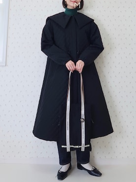 「RANDA（ランダ）のアイテム（バレエシューズ）」を使った、MAYUKOさん（レディース・163cm）の冬コーディネート