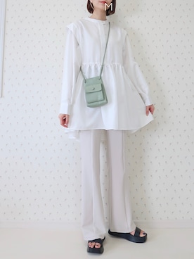 「PURIL（ピュリル）のアイテム」を使った、MAYUKOさん（レディース・163cm）の春コーディネート