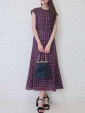 「しまむら（シマムラ）のアイテム（スカート）」を使った、MAYUKOさん（レディース・163cm）の夏コーディネート