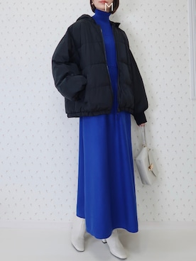 「KBF+（ケービーエフプラス）のアイテム（バッグ）」を使った、MAYUKOさん（レディース・163cm）の冬コーディネート