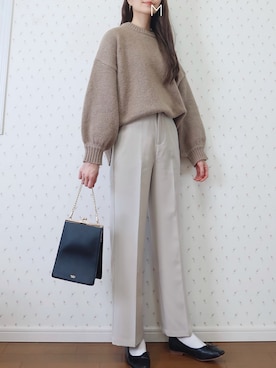 「fifth（フィフス）の中綿ショートダウンコート（ダウンジャケット/コート）」を使った、MAYUKOさん（レディース・163cm）の冬コーディネート