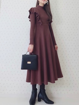 MAYUKOさん（レディース・163cm）の冬コーディネート