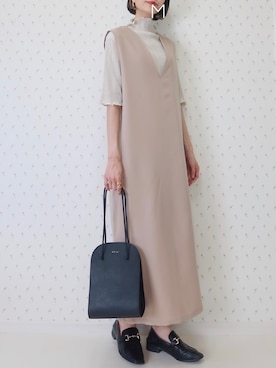 「classicalelf（クラシカルエルフ）のアイテム（ワンピース）」を使った、MAYUKOさん（レディース・163cm）の夏コーディネート