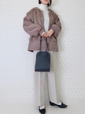 「classicalelf（クラシカルエルフ）のアイテム（ブルゾン）」を使った、MAYUKOさん（レディース・163cm）の秋コーディネート