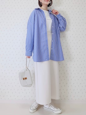 「VIS（ビス）のアイテム」を使った、MAYUKOさん（レディース・163cm）の春コーディネート
