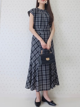 「しまむら（シマムラ）のアイテム（スカート）」を使った、MAYUKOさん（レディース・163cm）の夏コーディネート