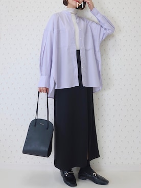 「アイテム（ローファー）」を使った、MAYUKOさん（レディース・163cm）の秋コーディネート