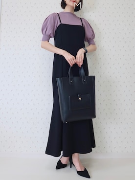 「PURIL（ピュリル）のアイテム」を使った、MAYUKOさん（レディース・163cm）の夏コーディネート