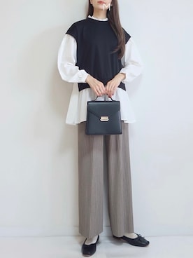 「maco écru」｜MAYUKOさん（レディース・163cm）の秋コーディネート