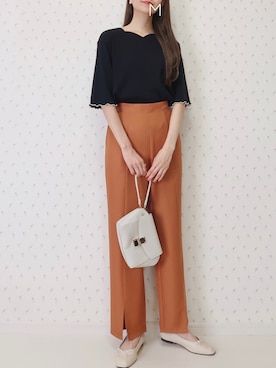 「KBF+（ケービーエフプラス）のアイテム（バッグ）」を使った、MAYUKOさん（レディース・163cm）の夏コーディネート