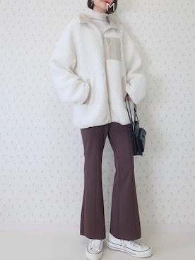 「classicalelf（クラシカルエルフ）のアイテム（ブルゾン）」を使った、MAYUKOさん（レディース・163cm）の秋コーディネート