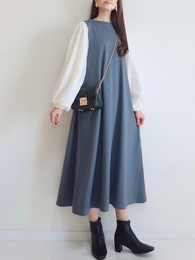 「fifth（フィフス）のフラップチェーンショルダーバッグ（ショルダーバッグ）」を使った、MAYUKOさん（レディース・163cm）の秋コーディネート