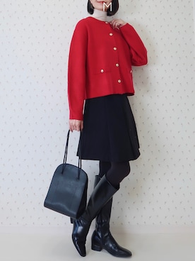 「titivate（ティティベイト）のアイテム」を使った、MAYUKOさん（レディース・163cm）の冬コーディネート