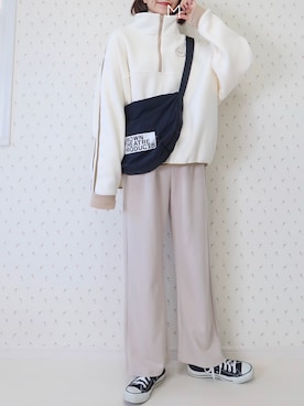 「classicalelf（クラシカルエルフ）のアイテム（パンツ）」を使った、MAYUKOさん（レディース・163cm）の秋コーディネート