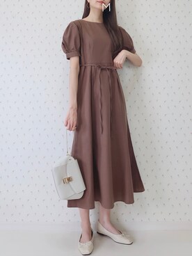 「KBF+（ケービーエフプラス）のアイテム（バッグ）」を使った、MAYUKOさん（レディース・163cm）の春コーディネート