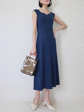 「UNIQLO（ユニクロ）のアイテム（ワンピース/ドレス）」を使った、MAYUKOさん（レディース・163cm）の春コーディネート
