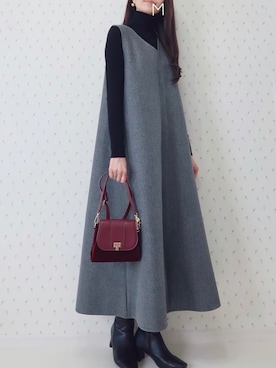 MAYUKOさん（レディース・163cm）の冬コーディネート