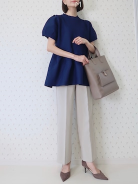 「PURIL（ピュリル）のアイテム」を使った、MAYUKOさん（レディース・163cm）の夏コーディネート