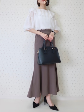 「classicalelf（クラシカルエルフ）のアイテム（スカート）」を使った、MAYUKOさん（レディース・163cm）の夏コーディネート