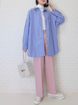 「春服デビュー宣言」｜「アイテム（口紅/リップティント/グロス）」を使った、MAYUKOさん（レディース・163cm）の春コーディネート