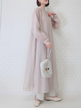 「classicalelf（クラシカルエルフ）のアイテム（ワンピース）」を使った、MAYUKOさん（レディース・163cm）の春コーディネート