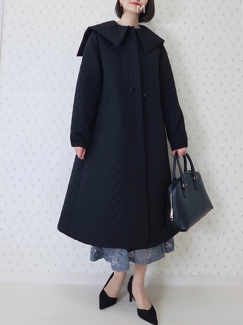 モチーフ刺繍チュールデザインスカート(ロング・マキシ丈
