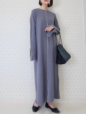 「andme（アンドミー）のアイテム（ワンピース/ドレス）」を使った、MAYUKOさん（レディース・163cm）の春コーディネート