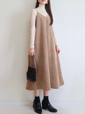 「ESPERANZA（エスペランサ）のアイテム（ローファー）」を使った、MAYUKOさん（レディース・163cm）の秋コーディネート