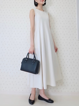 「UNIQLO（ユニクロ）のアイテム（ワンピース/ドレス）」を使った、MAYUKOさん（レディース・163cm）の春コーディネート