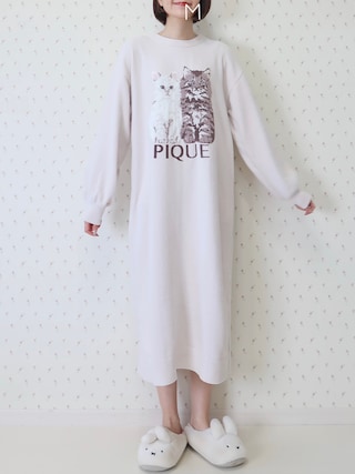 gelato pique（ジェラートピケ）の「ツインキャットジャガード