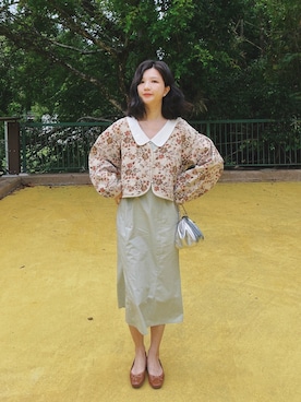 monching_littledayさん（レディース・163cm）の夏コーディネート