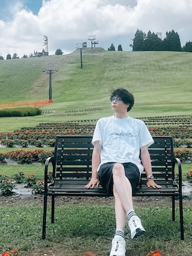 「アイテム（アナログ腕時計）」を使った、potaさん（メンズ・175cm）の秋コーディネート