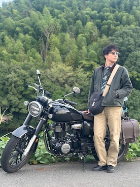 「Barbour（バブアー）のアイテム」を使った、potaさん（メンズ・175cm）の秋コーディネート