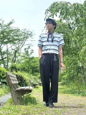 potaさん(メンズ・175cm)の春コーディネート