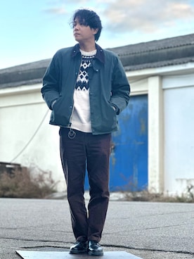 「アイテム（財布/小物）」を使った、potaさん（メンズ・175cm・30代）の冬コーディネート