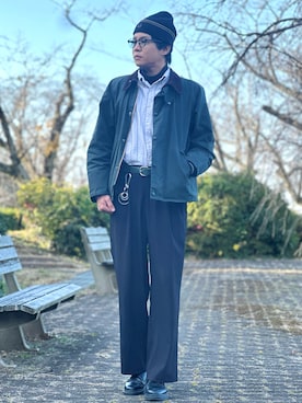 「アイテム（財布/小物）」を使った、potaさん（メンズ・175cm・30代）の冬コーディネート