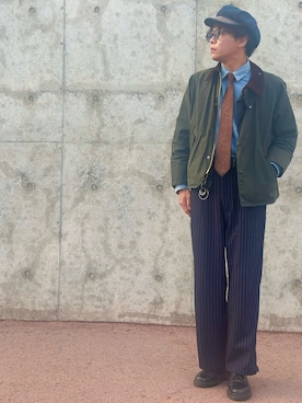 「アイテム（財布/小物）」を使った、potaさん（メンズ・175cm・30代）の秋コーディネート