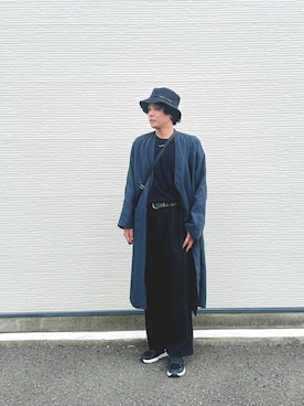「アイテム（キーケース/キーアクセサリー）」を使った、potaさん（メンズ・175cm）の秋コーディネート