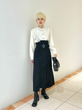「#秋コーデ」｜「アイテム（財布/小物）」を使った、ヤマサキさん（レディース・157cm）の秋コーディネート