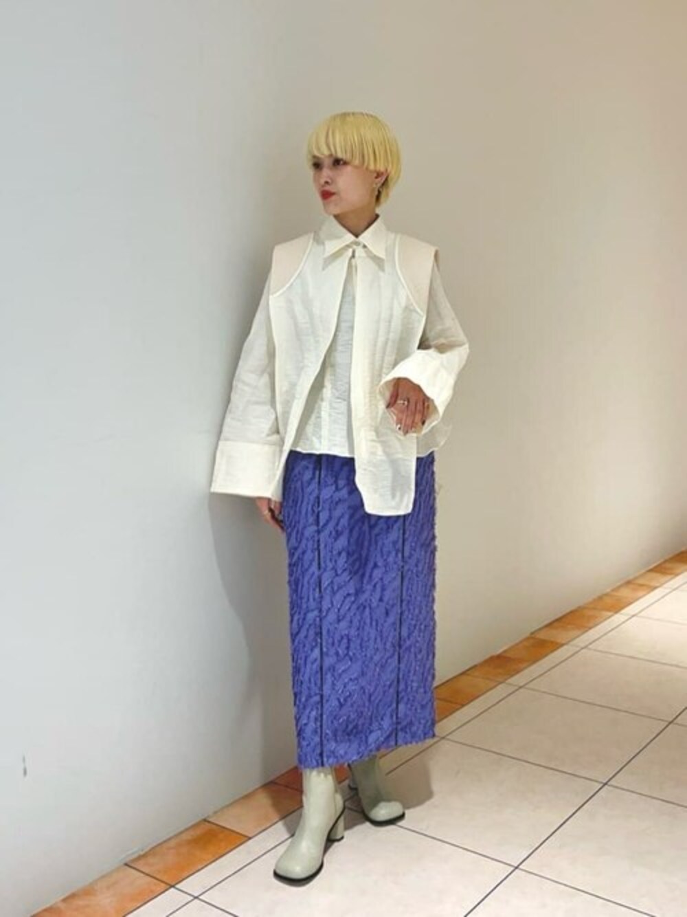 【新品】UNITED TOKYO KASUMIレイヤードシャツ 新品】UNITED TOKYO KASUMIレイヤードシャツ