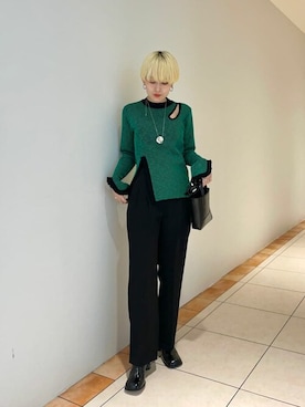 「#秋コーデ」｜「アイテム（ブーツ）」を使った、ヤマサキさん（レディース・157cm）の秋コーディネート